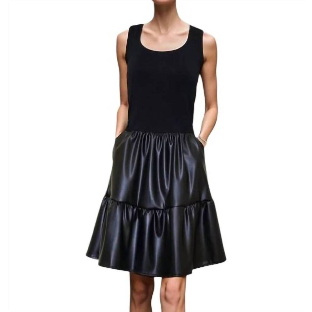 NEW VAVA mimi ruffle dress in black